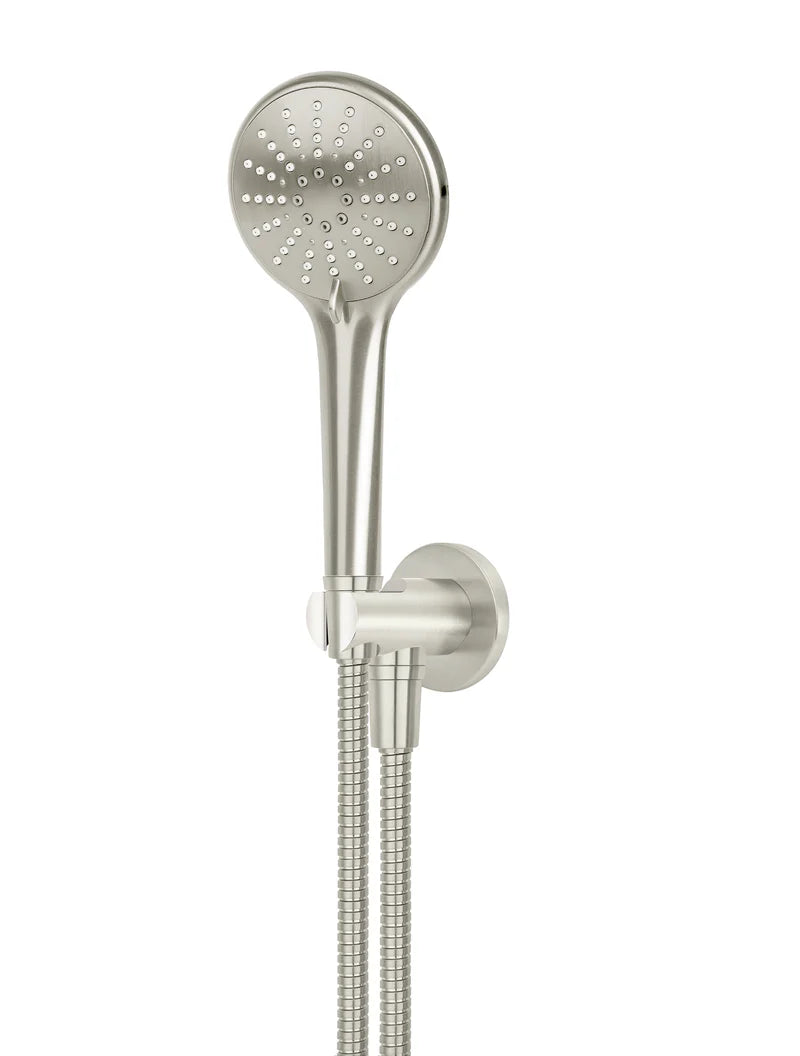 ROUND THREE FUNCTION HAND SHOWER ON FIXED BRACKET