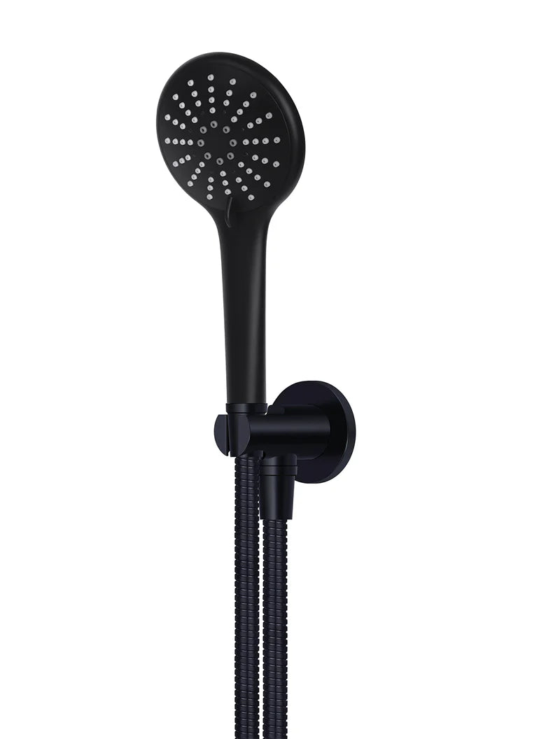 ROUND THREE FUNCTION HAND SHOWER ON FIXED BRACKET