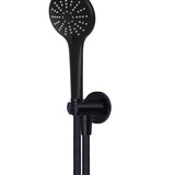 ROUND THREE FUNCTION HAND SHOWER ON FIXED BRACKET