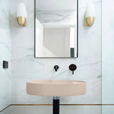 SHELF OVAL BASIN-WALL MOUNT