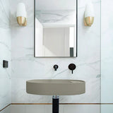 SHELF OVAL BASIN-WALL MOUNT