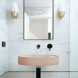 SHELF OVAL BASIN-WALL MOUNT