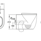 Veda Tornado Wall Faced Floor Pan